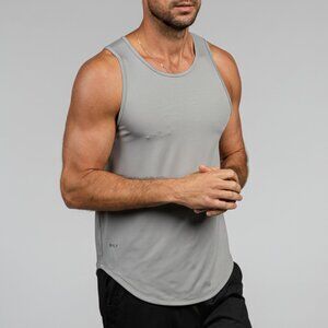 BYLT Premium Basics - Performance+ Drop-Cut Tank Storm Medium